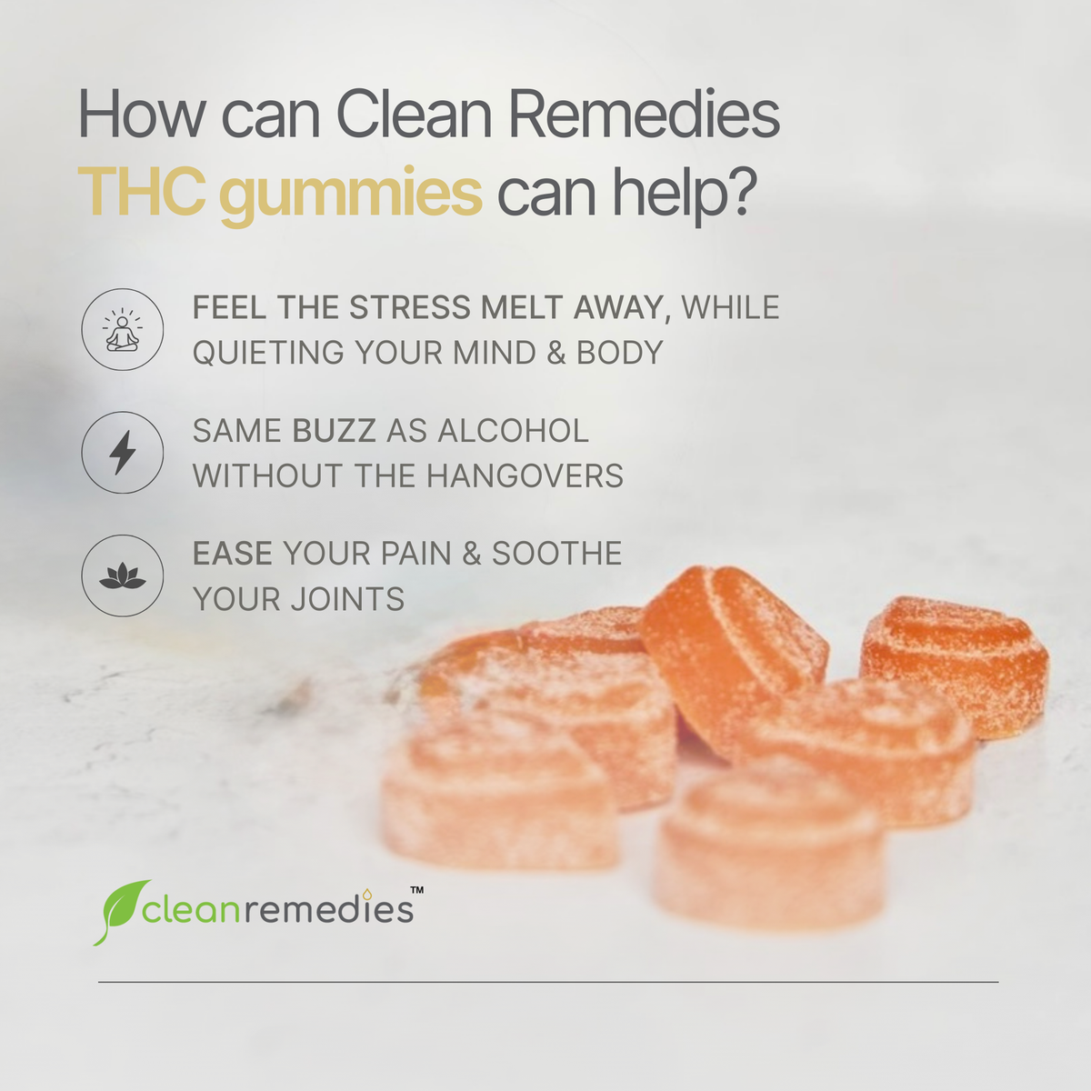 Delta 8 THC Gummies - Bundle (Buy 3, get 1 Free) – Clean Remedies