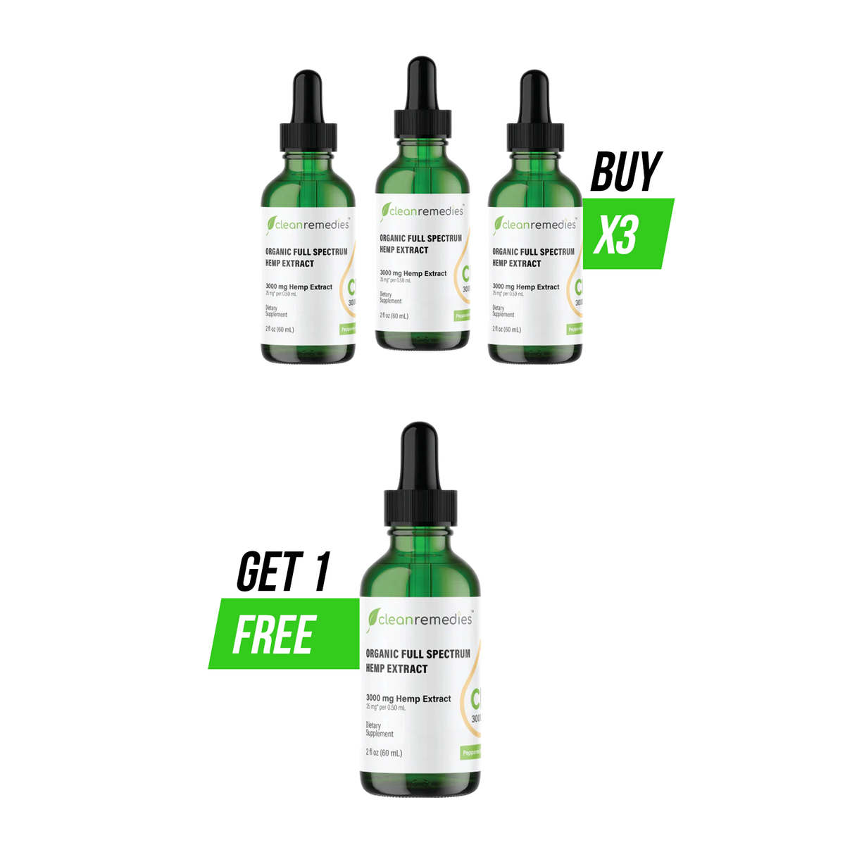 TRUE テルペン 510 CBD CBN CBG 10ml ライムシャーベット Full Spectrum CBD Tincture - Bundle (Buy 3, get 1 Free) – Clean