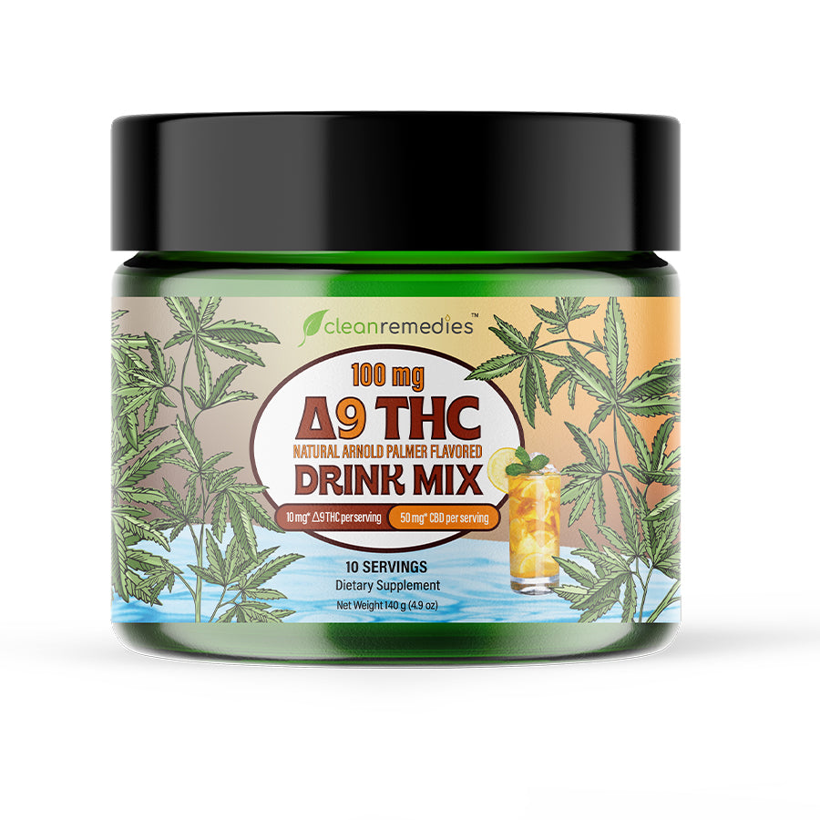 Delta 9 THC Drink Mix Arnold Palmer Flavored Mocktails Clean Remedies