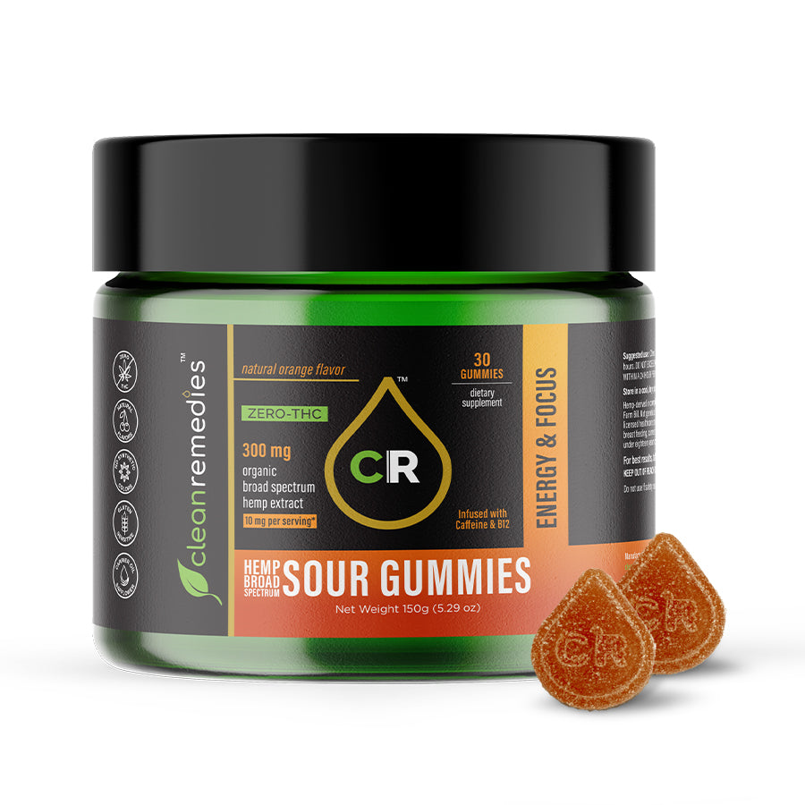 Thc Gummies For Energy And Focus Energy & Focus CBD Gummies 300mg – Clean Remedies