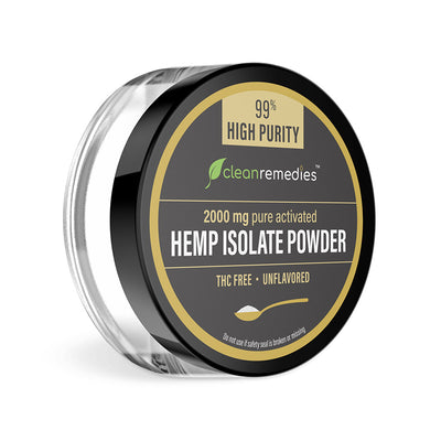 Pure CBD Isolate Powder by Clean Remedies
