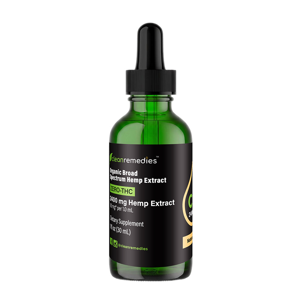 Broad Spectrum CBD Oil Tincture – Clean Remedies