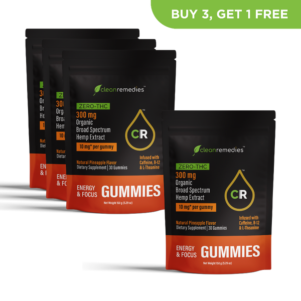 Energy & Focus CBD Gummies - Bundle – Clean Remedies
