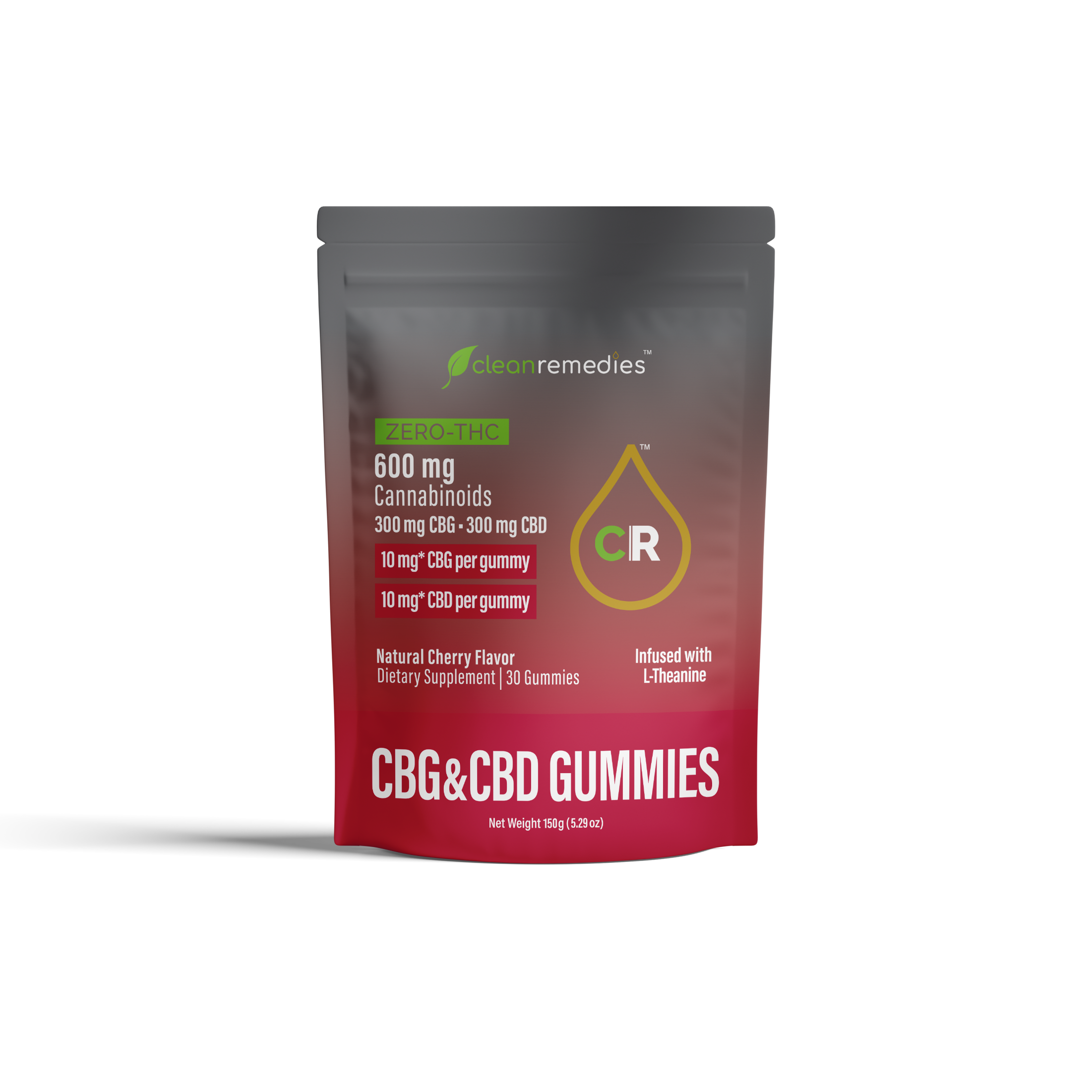 CBG & CBD Optimal Wellness Gummies 600 mg