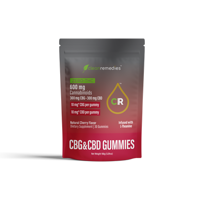 CBG & CBD Optimal Wellness Gummies 600 mg