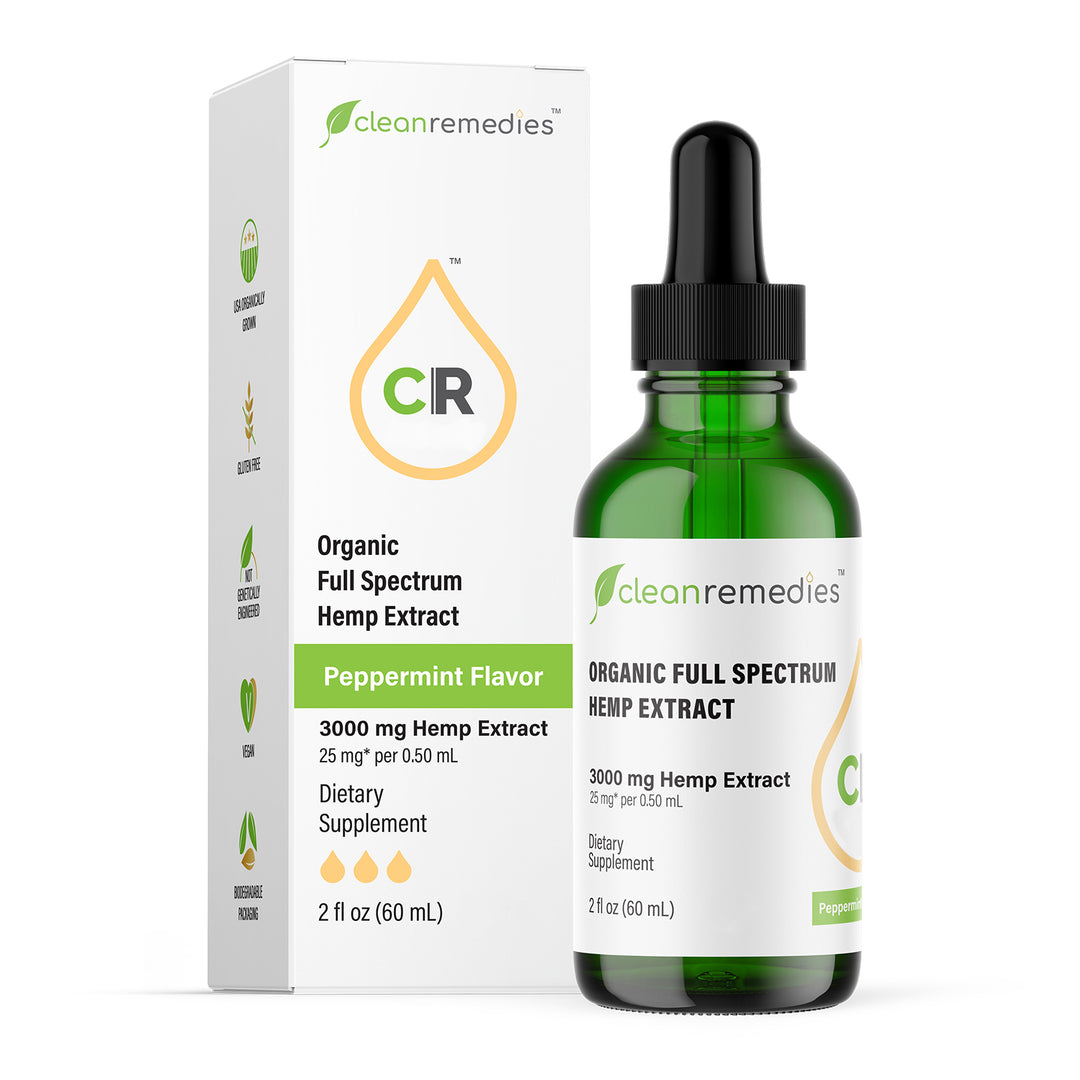 Full Spectrum CBD Tincture 3000mg – Clean Remedies