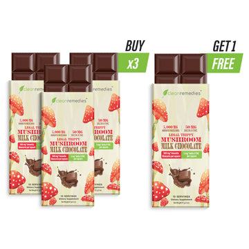 Amanita Muscaria Psychedelic Mushroom Chocolate Bar with Delta 9 THC - Bundle