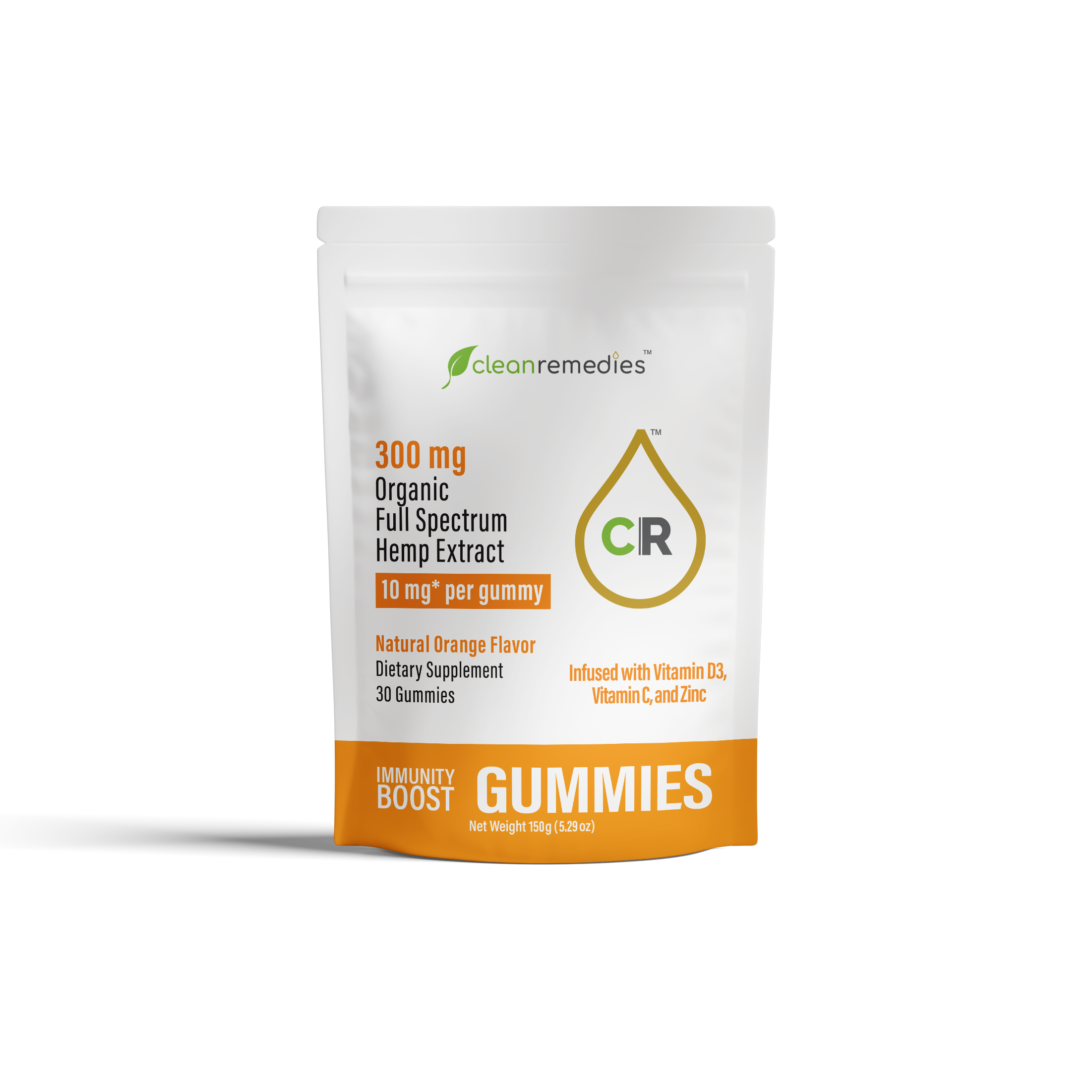 Immunity Boost CBD Sour Gummies 300mg