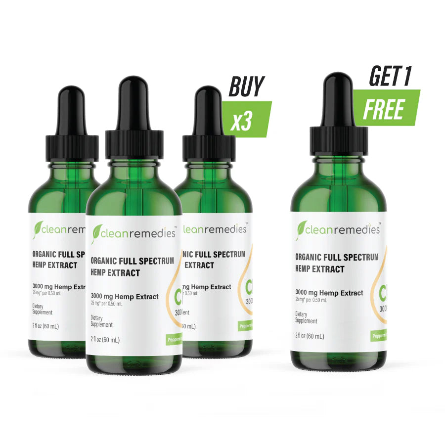 Full Spectrum CBD Tincture 12,000mg - Bundle - Natural