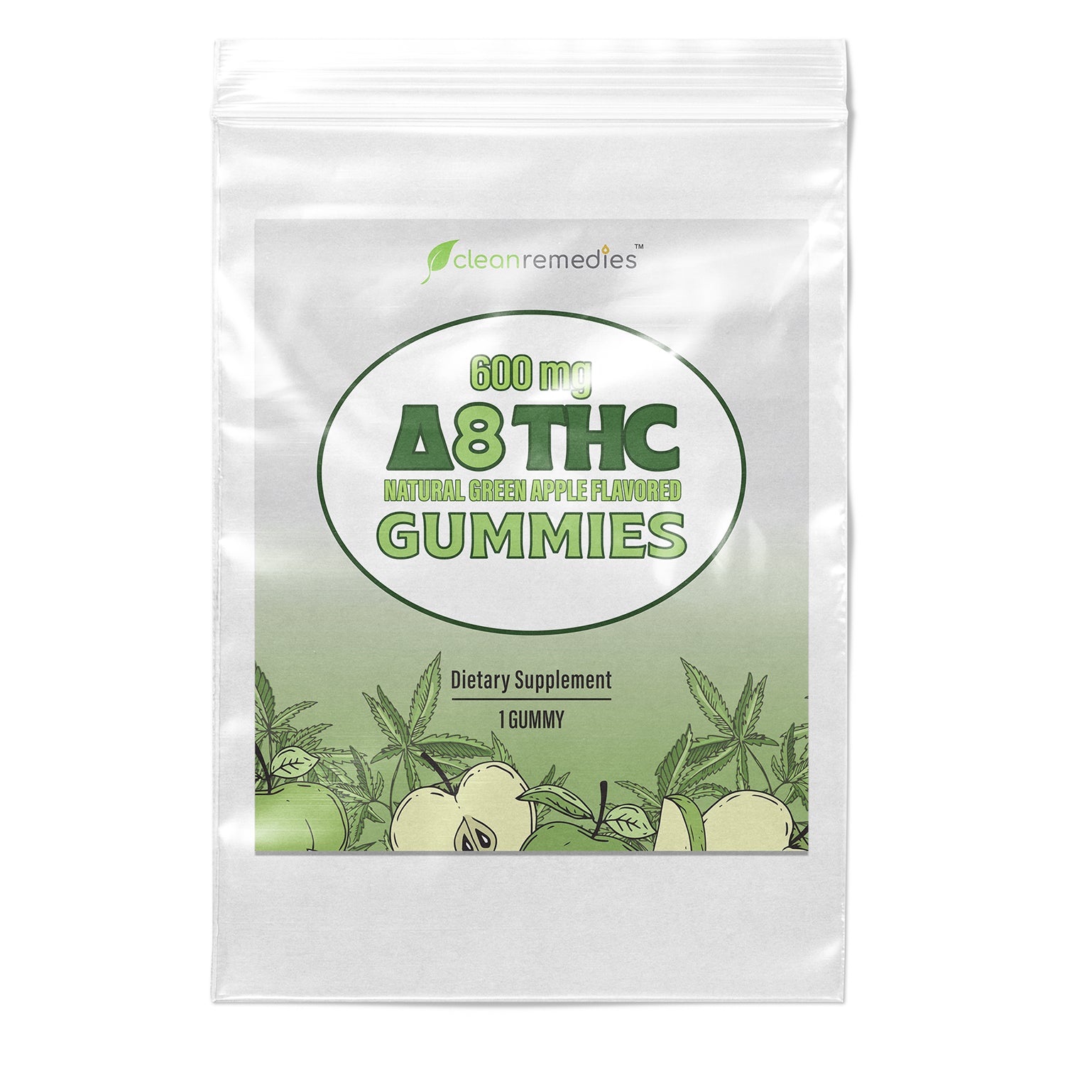 Delta 8 THC Gummies 600mg - Sample / 1 Gummy
